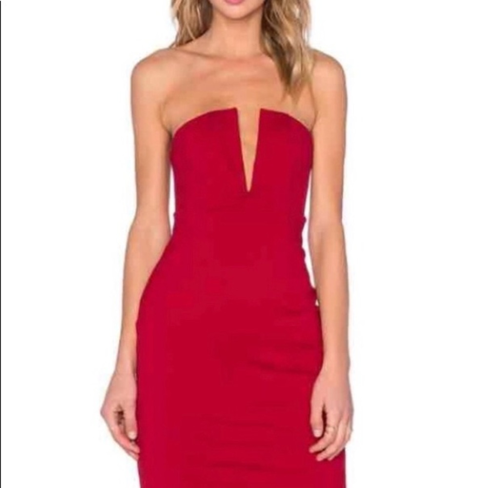 NWT - NBD Red Coctail Dress